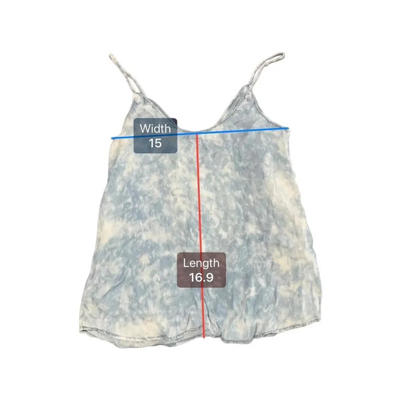 Cloth & Stone Anthropologie Adjustable Straps Scoop Neck Tie-Dye Tank Size Small - Picture 5 of 5